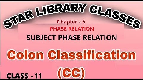 CLASS -11 : Phase Relation  ( Subject phase relation)