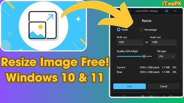 Resize Images for Free on Windows 10/11 Using Paint and Photos - Easy Tutorial