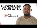How to Download Your Claude AI Data - Full Privacy & Backup Guide