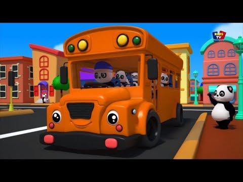 roues sur le bus | comptine pour enfants | rime de bus en français  | Wheels On The Bus | Bao Panda