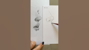 How to Draw a Nose from the Side | Easy Step-by-Step Tutorial #shorts #art