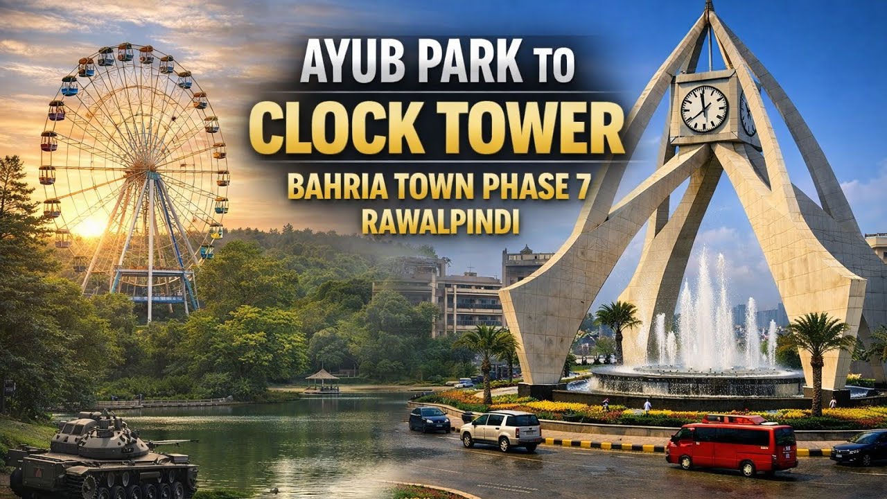 AYUB PARK TO BAHRIA TOWN PHASE 7 RAWALPINDI