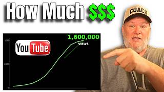 How Much YouTube Paid me for 1.6 Million Views!