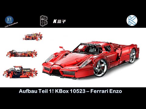 4301 деталей | Ferrari Enzo | Конструктор Technic | 10523 KBOX | Совместим с лего | Lego Феррари Энзо Суперкар Большой, видео 1