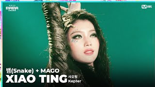 [#2023MAMA] FANCAM | Kep1er XIAO TING (샤오팅) '뱀 (Snake) (MAMA ver.) + MAGO'