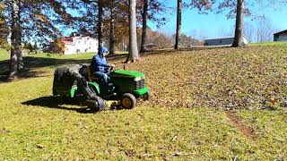 John Deere gt235 with mc519