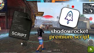 Free fire Shadowrocket premium script🗃️ | brazil headshot setting 🌐 screenshot 2