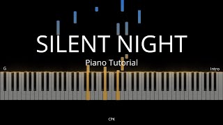 Silent Night | Piano Tutorial [Lower Key of G]