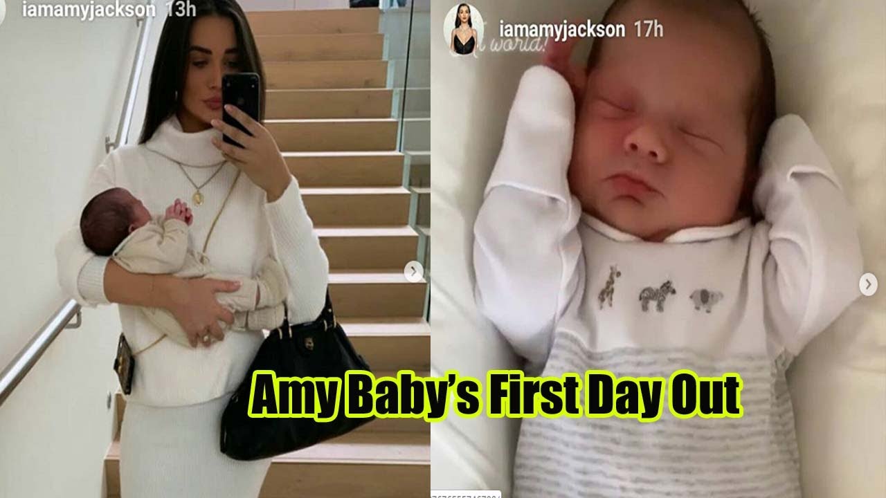 Actress Amy Jackson Shares Baby's First Photo And Video | Amy Jacson Baby