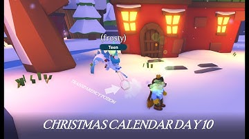 CHRISTMAS CALENDAR DAY 10, FREE GIFT! WINTER UPDATE IN ADOPT ME ROBLOX