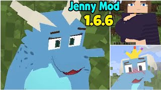 Jenny Mod 1.6.6 New Version Gameplay / Minecraft Jenny MOD 1.12.2 / Ellie, jenny, kobolds