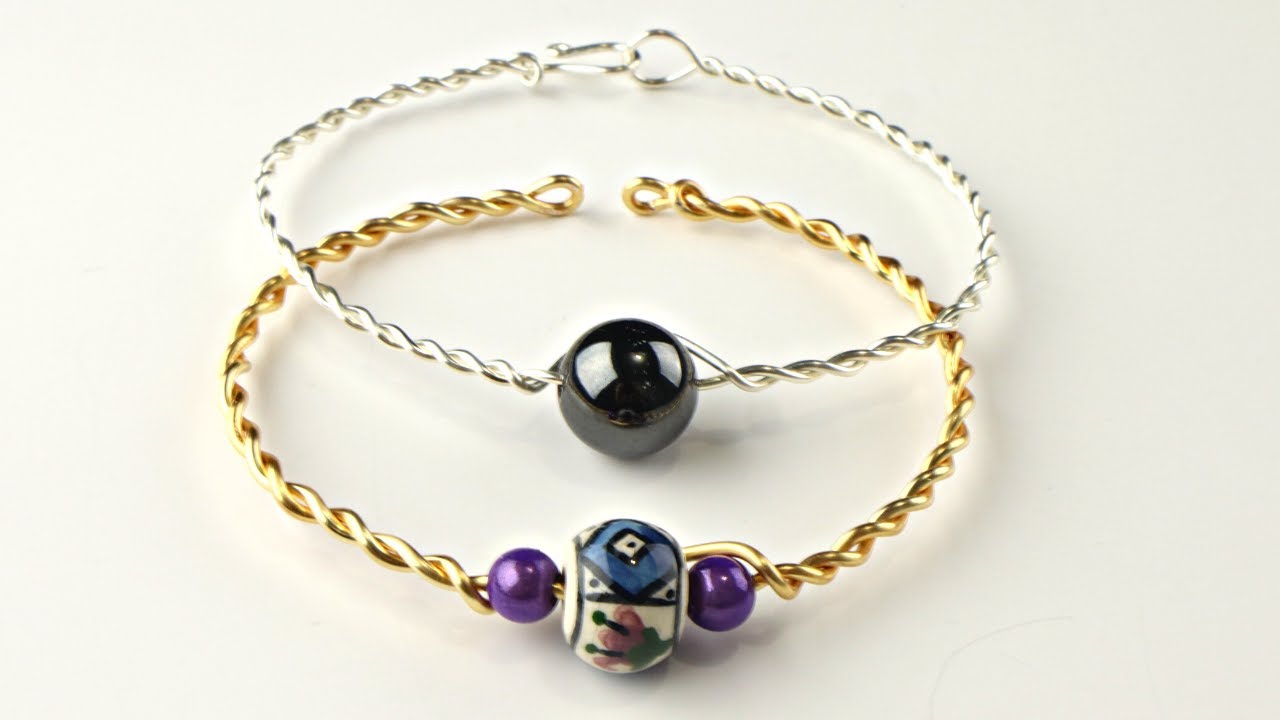 Loop and Hook Wire Wrap Bracelet -  Canada  Wire wrapped bracelet,  Wire work jewelry, Handmade wire jewelry