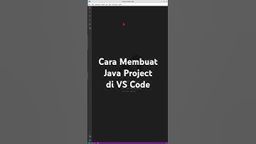 Cara Membuat Java Project di VS Code