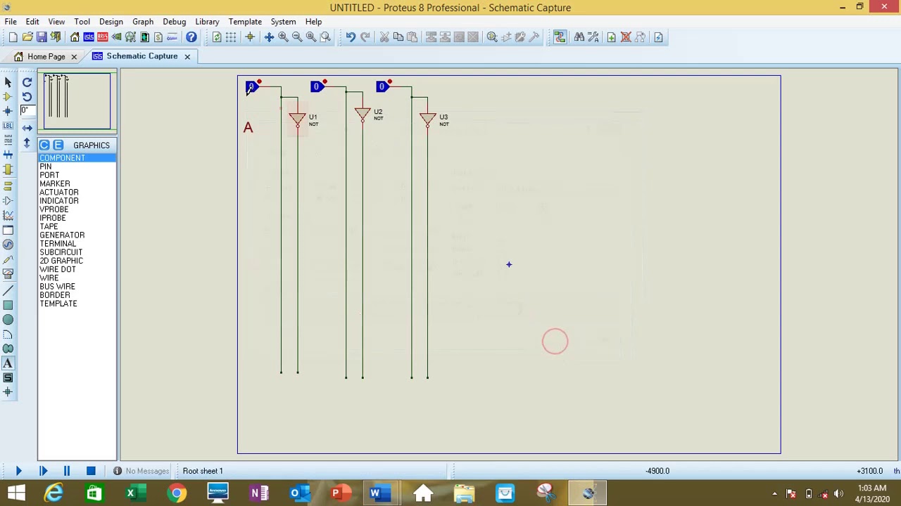 (LEC-15 )FULL SUBTRACTOR IN PROTEUS - YouTube