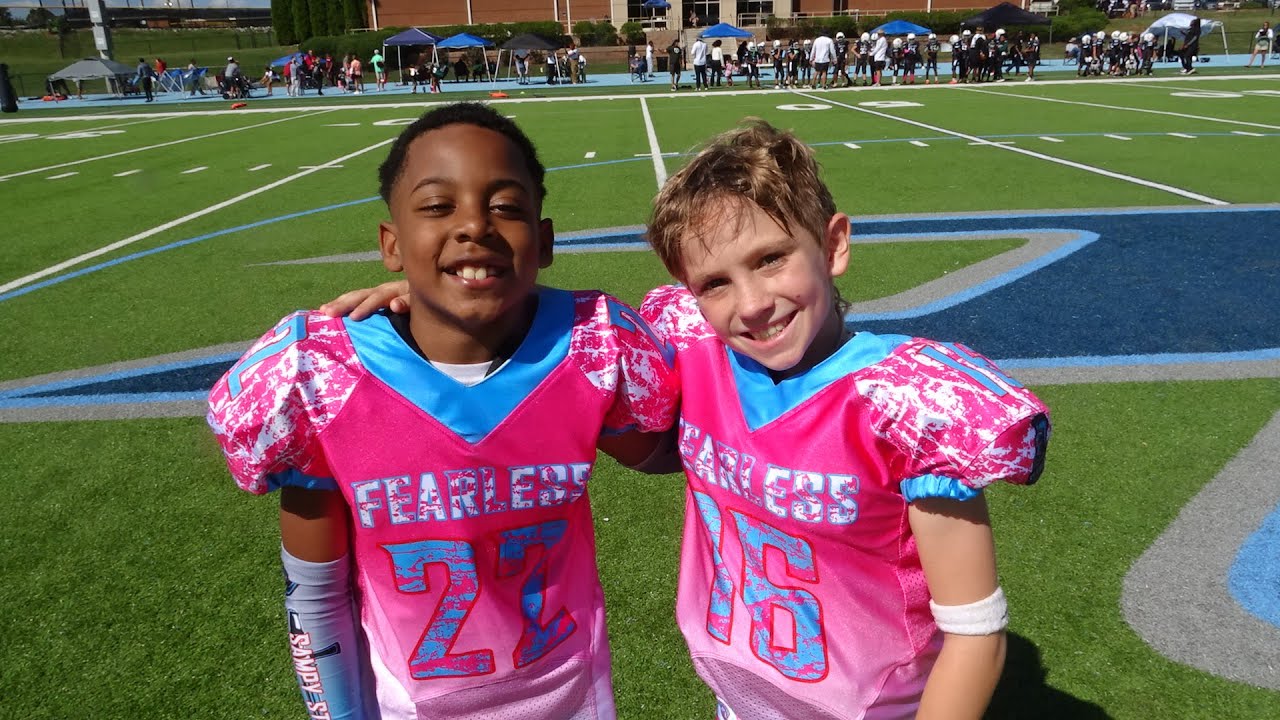 Anderson Simmons has 3 rushing TDs to pace Fearless over Triumph in 8U Youth Football matchup
