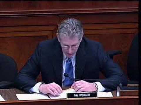 Congressman Wexler Presses Mueller on Torture Over...