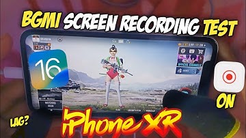 🔥iPhone XR BGMI Screen Recording Test After iOS 16.1 Beta 2