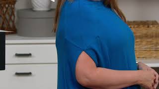 Soulgani Active Heart of It All Ohio Solid or Print Poncho on QVC