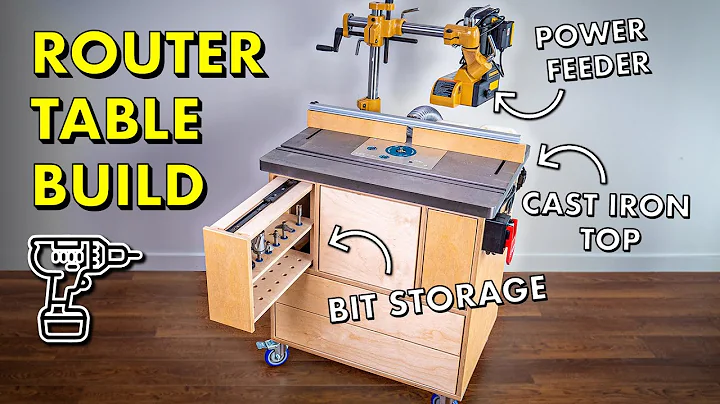 How to make a ROUTER TABLE w/ Bit Storage & Dust Collection