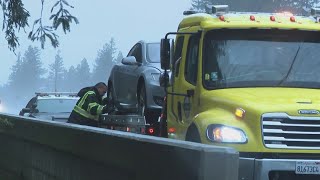 Sacramento storm sparks multi-car crash during holiday commute