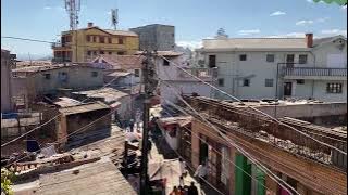 Poor district of Anjanahary Madagascar