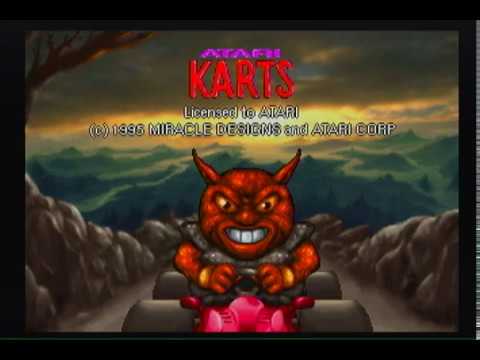 Atari Karts Jaguar Video Game Long Play Part 1
