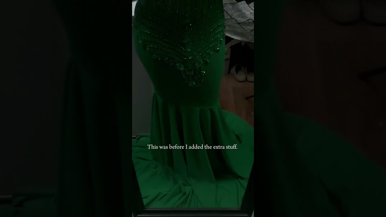 How to add bling to a prom dress! 