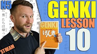 Genki 1 Lesson 10 Grammar Made Clear (LIVE)