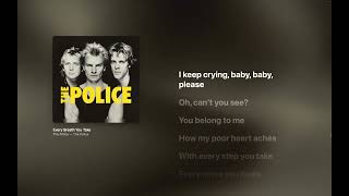 The Police - Every Breath You Take (Lyrics) screenshot 4