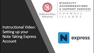 Setting up your Note Taking Express account using a Smartphone