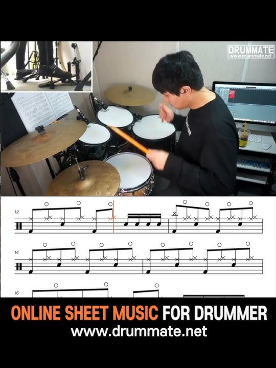 Hysteria - Muse | Online Drum Sheet Music | Drummate