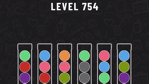 Ball Sort Puzzle Level 754 #ballsortpuzzle #ballsortpuzzlegameplay #puzzlegame #mobilegames