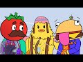 Cluck Hunt & Secret Spire Boots | Tomato & Burger (Fortnite Animation)