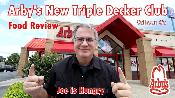 Arby's New Triple Decker Club Sandwich Review | Food Review | Joe is Hungry 🍔🍔🍔