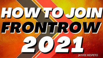 How To Join Frontrow International - 2020 With Exclusive BONUSES