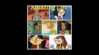 My Best/Worst List (Total drama Edition) (READ DESCRIPTION)