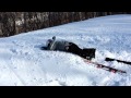 snow ski fail at niseko