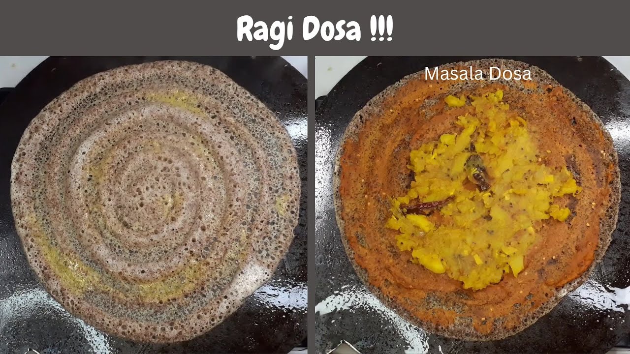 Weight Loss Millet Thosai How To Make Ragi Dosa/Thosai Crispy Ragi