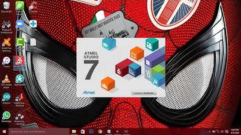 Tutorial Lampu merah menggunakan Atmega32 pada atmel studio dan proteus 8