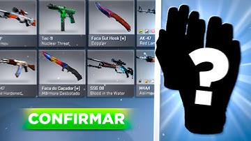 GANHEI uma LUVA MUITO RARA no CONTRATO de TROCA do CSGO!