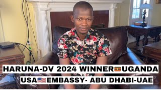 Part 1- Uganda to New York, USA | Haruna Kivumbi Greencard / DV 024 Winner  Embassy Abu Dhabi-UAE)