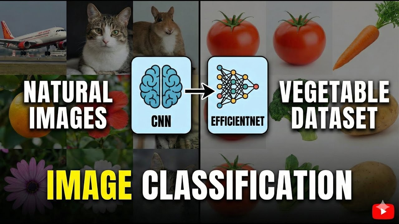 Classify Nature Images & Vegetables with CNN and EfficientNet