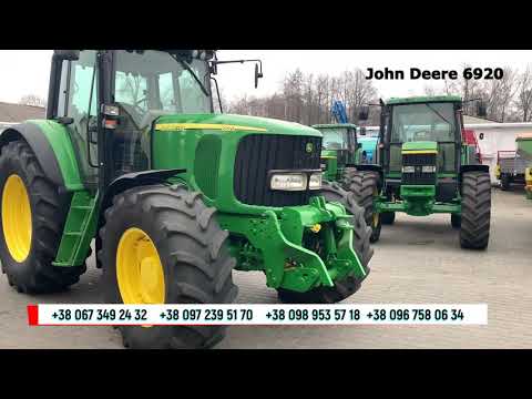 Трактор John Deere 6920 2003 - видео 1