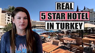 : We certainly didn't expect that! This is a real 5 star hotel in Turkey! Titanic Mardan Palace Hotel