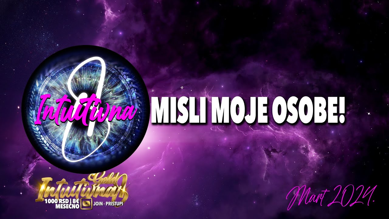 🌟MISLI MOJE OSOBE!🌟 Tarot citanje 🔮 Grupno otvaranje  @Intuitivna8