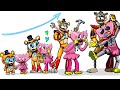 Robot Kissy Missy Loves Freddy -🤖😢So Sad Animation- Huggy Wuggy Vs Freddy- FNAF & Poppy Playtime