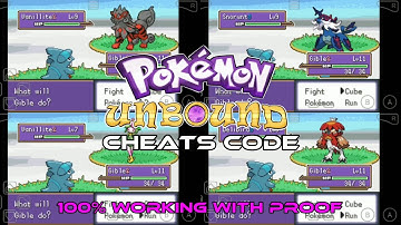 Pokemon Unbound latest version cheat code 100% working with proof, hisui form cheat | #pokemon