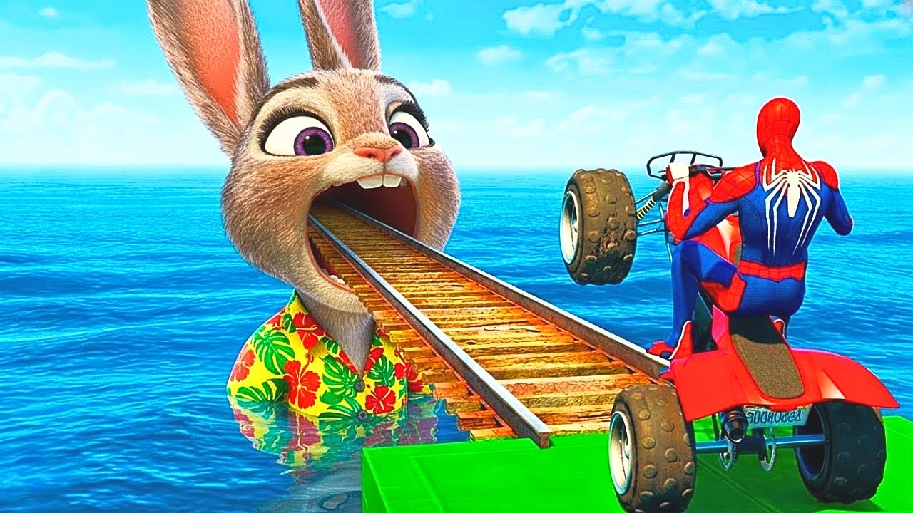 الرجل العنكبوت انقاذ باتمان Spider-Man Rescue batman vs iron man vs venom funny Game GTA 5 superhero