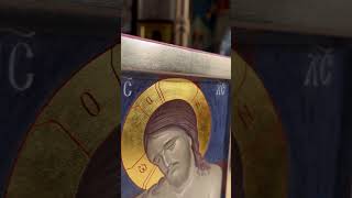 Painted Icon of Christ in the Tomb (the King of Glory) #shorts