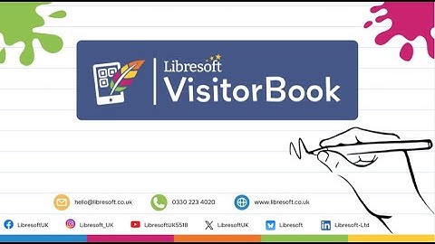Libresoft VisitorBook - Walkthrough Video